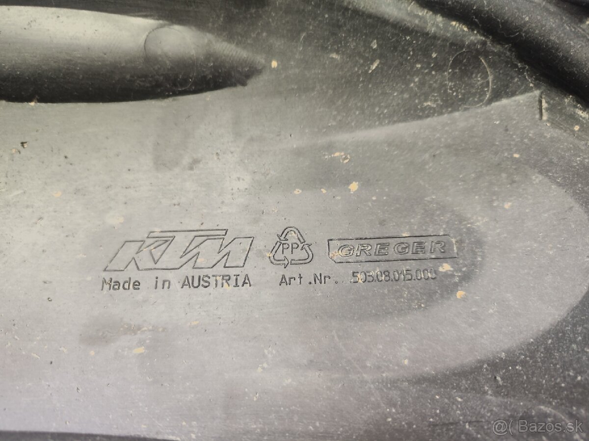 KTM blatník, držiak ŠPZ - 4