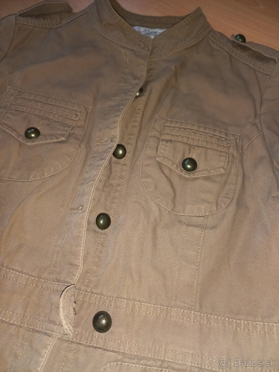 Béžová bunda jar/jeseň - 4