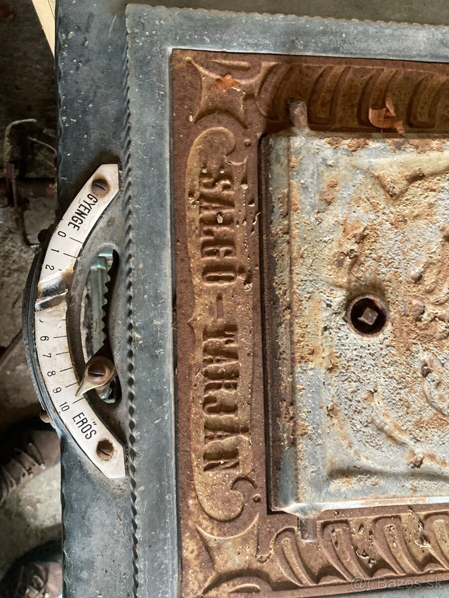 Starožitná liatinová pec - SALGÓTARJÁN - 4