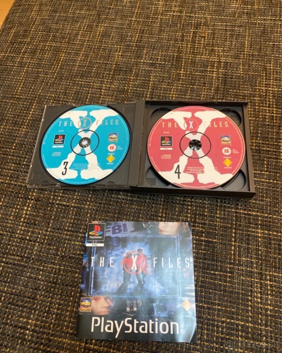 PlayStation 1 – The X-Files (PAL) PS1 PSX hra 4CD - 4