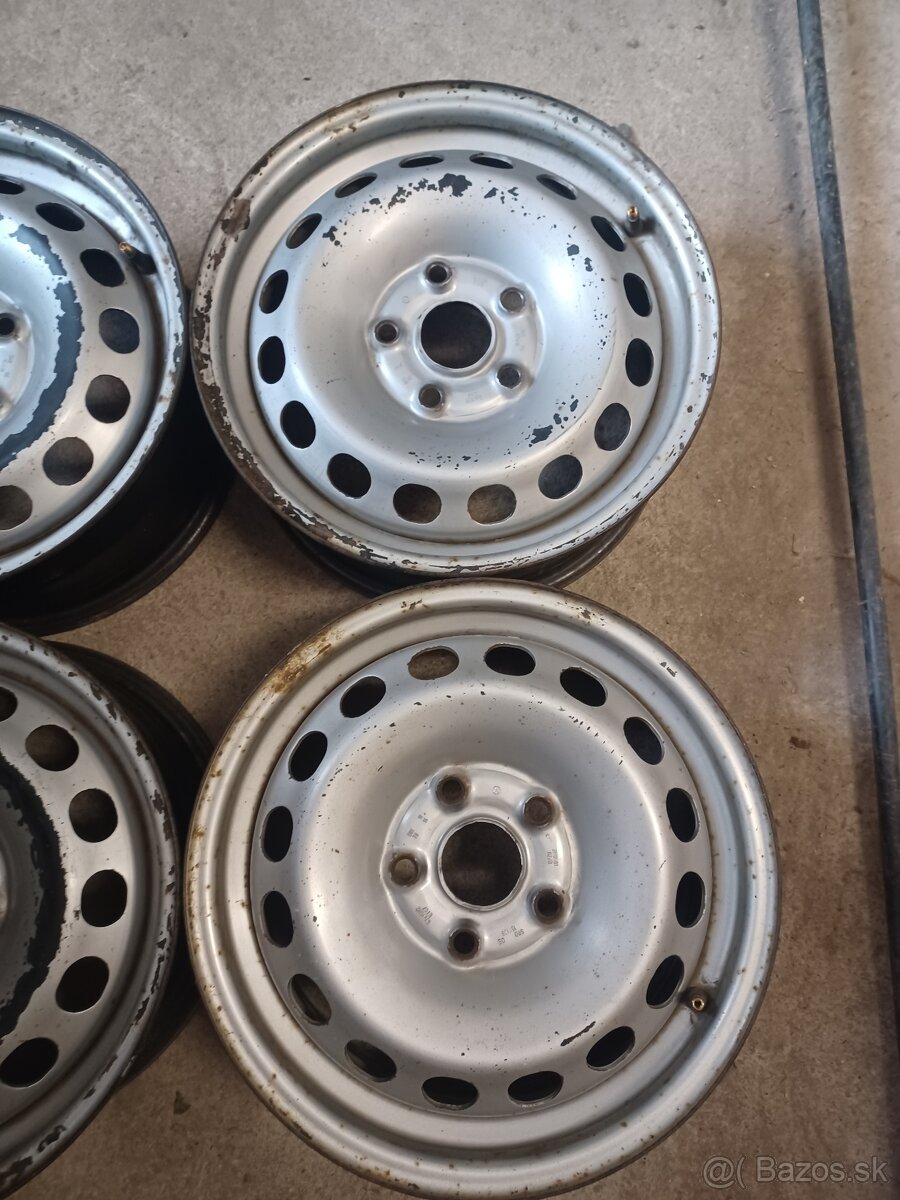 5x112, R15 ET47 plechové disky VW group - 4