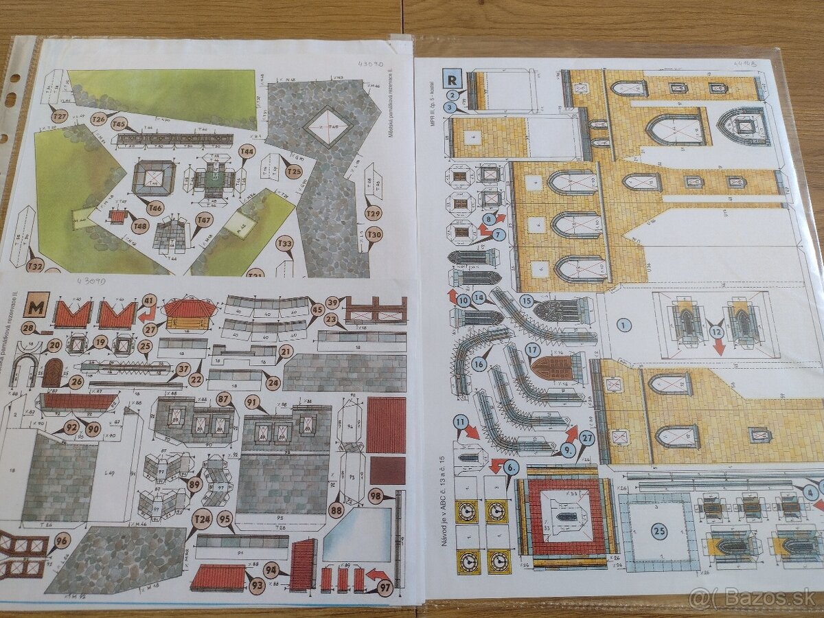 ABC papierový model Mestská pamiatková rezervácia 2 - 4