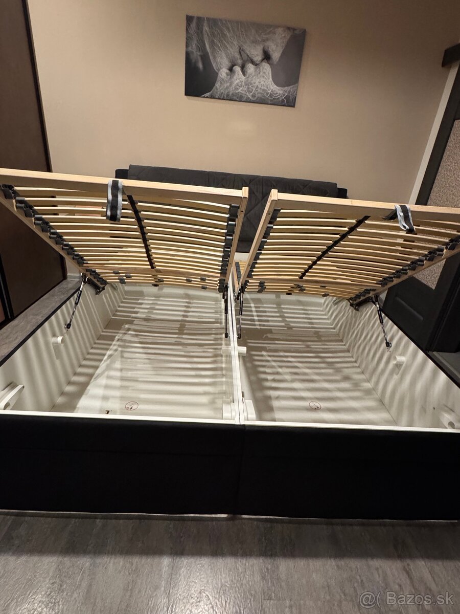 Manželská postel s roštami - 4