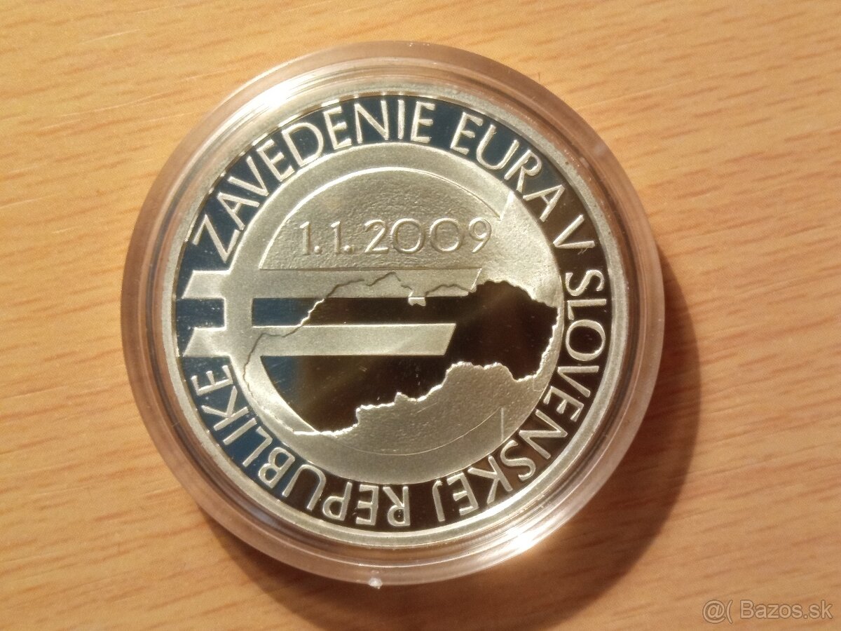 10 rokov eura 2019 PROOF – Investičné striebro - 4