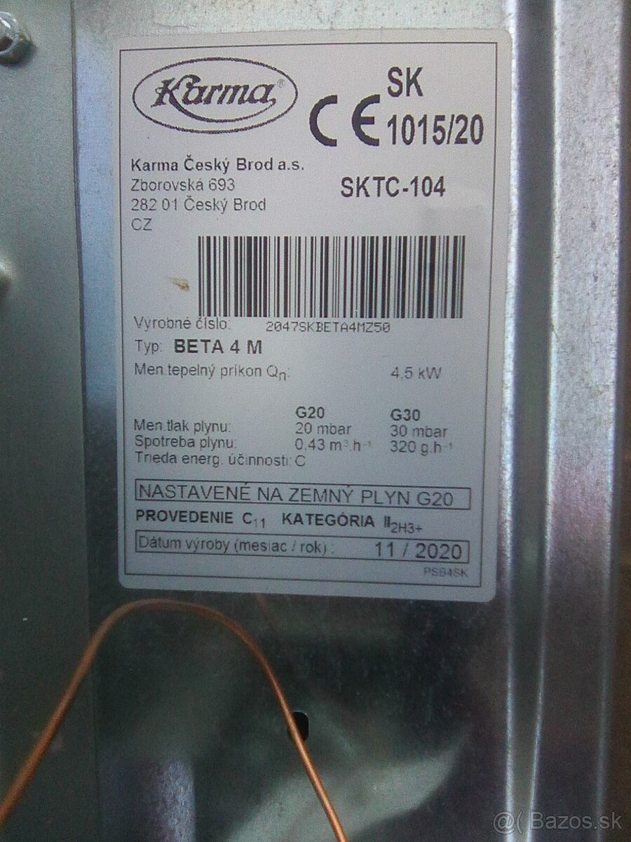 gamatky cez stenu KARMA Beta4 4kw - 4