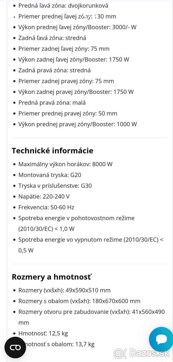 Plynová varná doska - 4