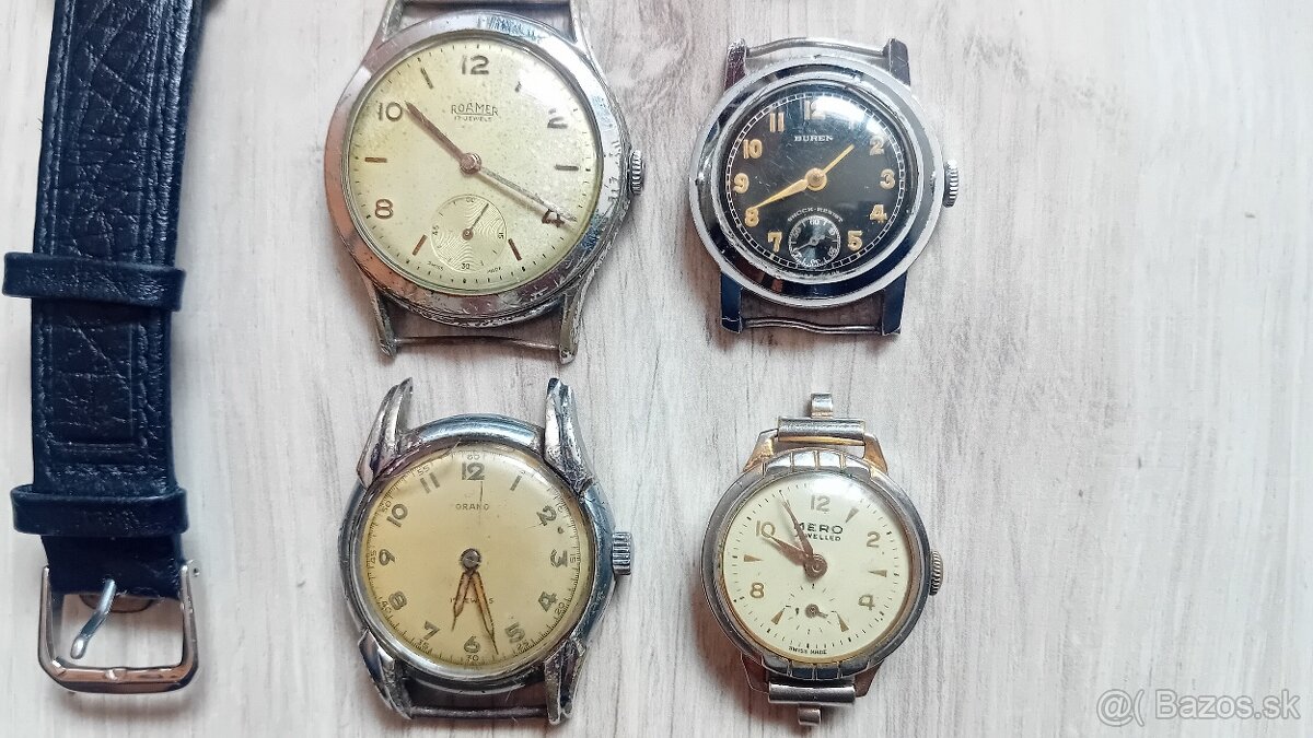 8 ks funkčné švajčiarske hodinky a vojenské LONGINES - 4