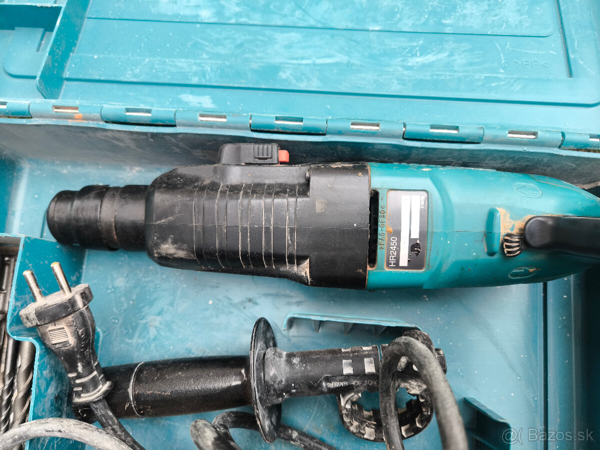 Makita elektronické vŕtacie a sekacie kladivo HR2450 - 4