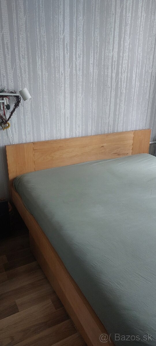 Manželská posteľ 200x160 masív s úložným priestorom - 4