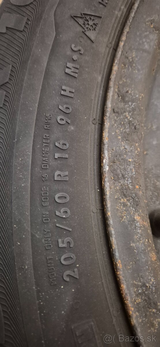 Zimné Semperit 205/60 r16 H XL - 4