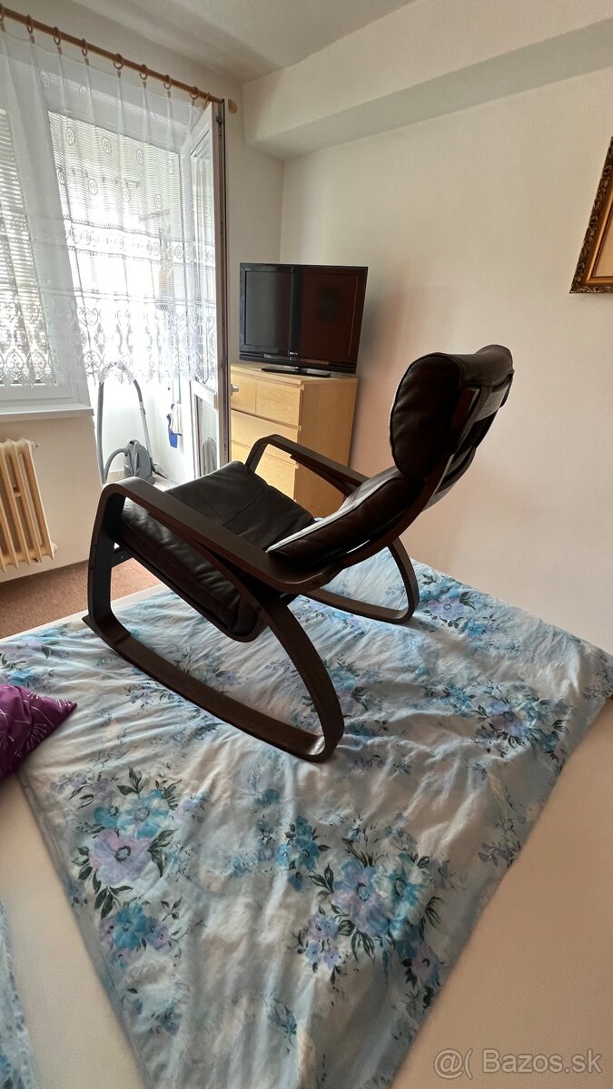 Kozene hojdacie kreslo Ikea /POANG/ - 4