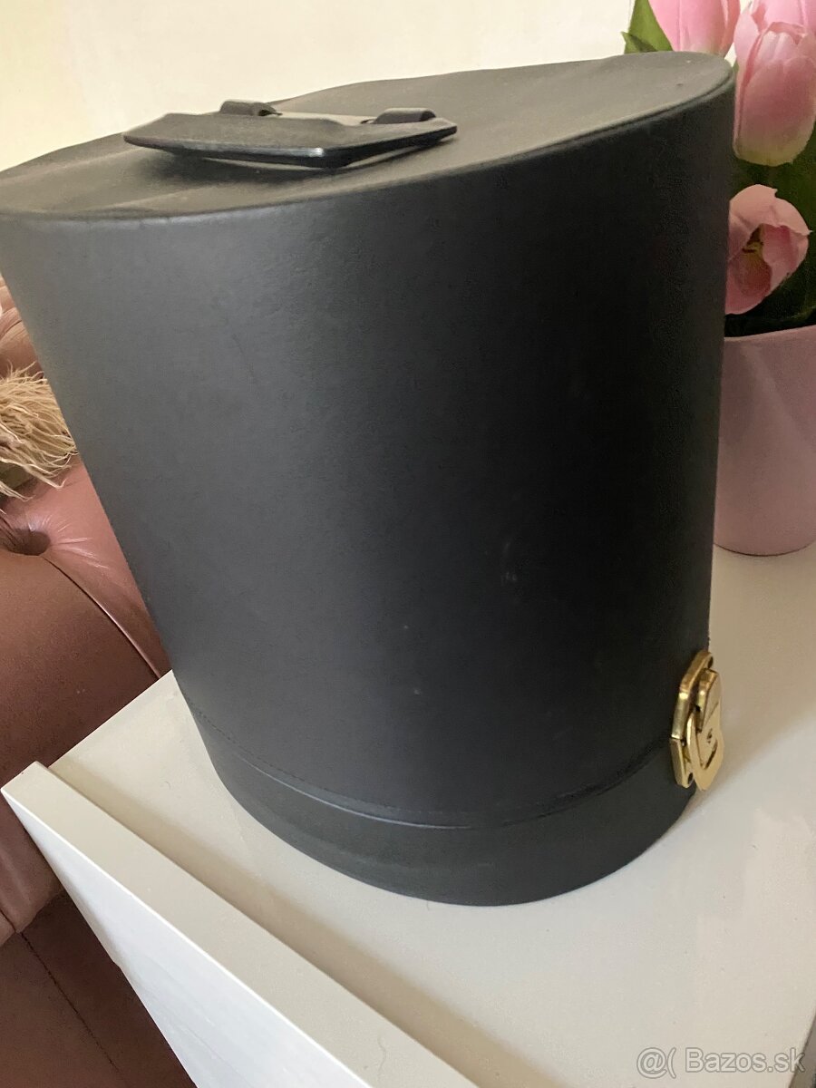 Starožitný kufrík na parochňu alebo klobúk - 4