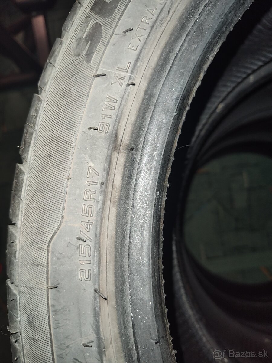 Letné pneu 215/45r17 - 4