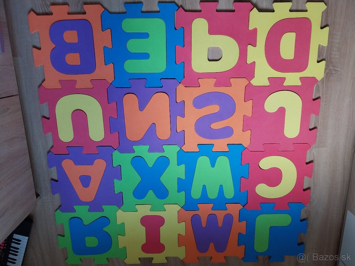 Penové puzzle - obojstranné, 25ks - 4