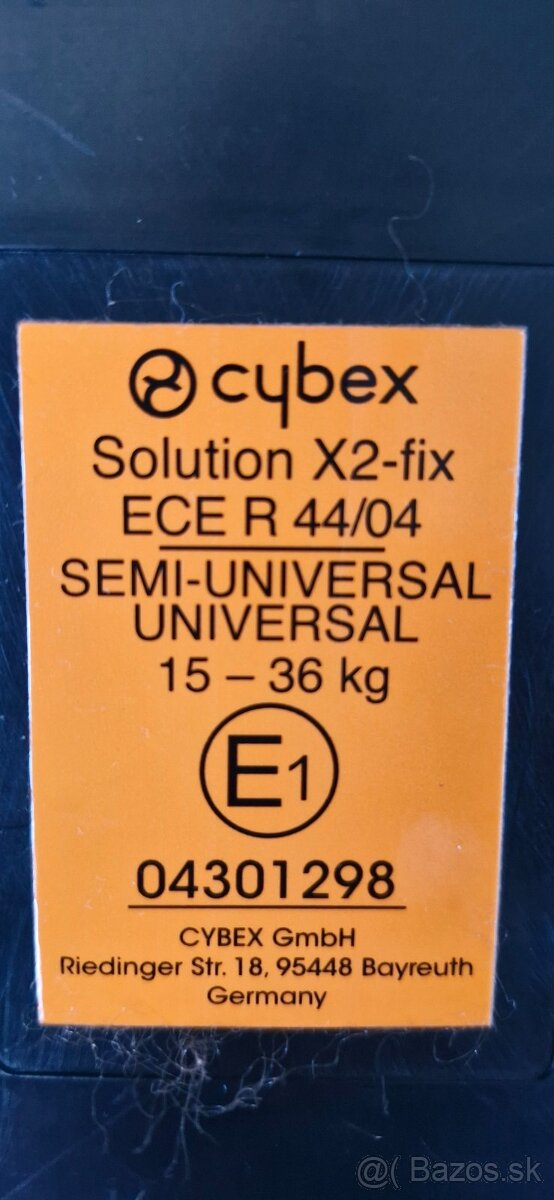 Autosedacka Cybex Solution x2-fix - 4