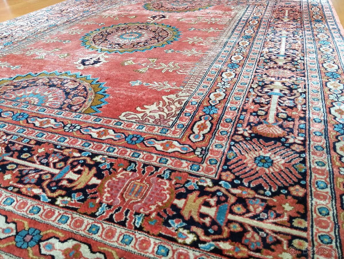 ⭐Exkluzívny 100% hodvábny Qom 164x129⭐ - 4