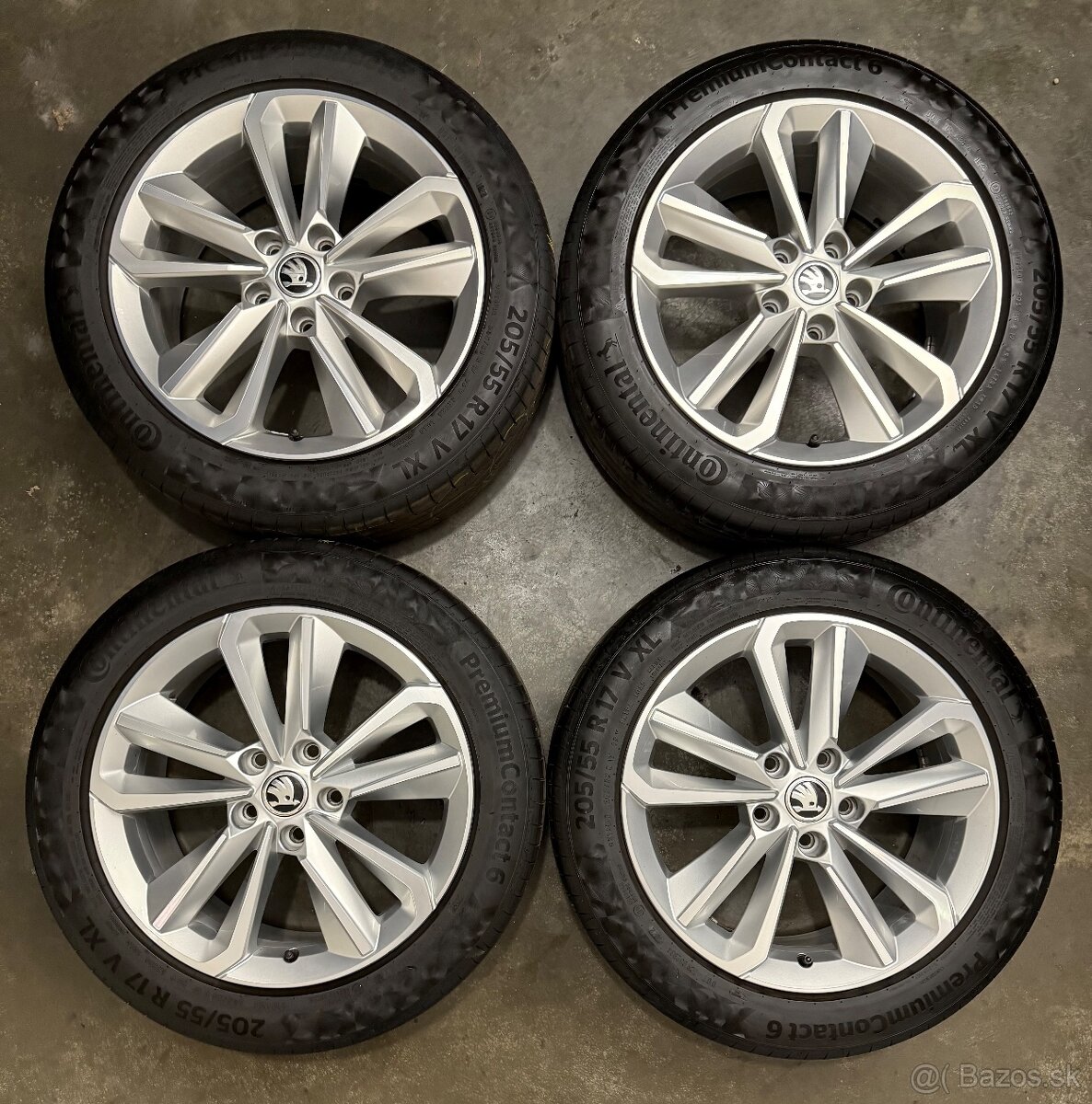 Letná sada Octavia 4 - 5x112 R17 , 205/55/17 Škoda Aries - 4