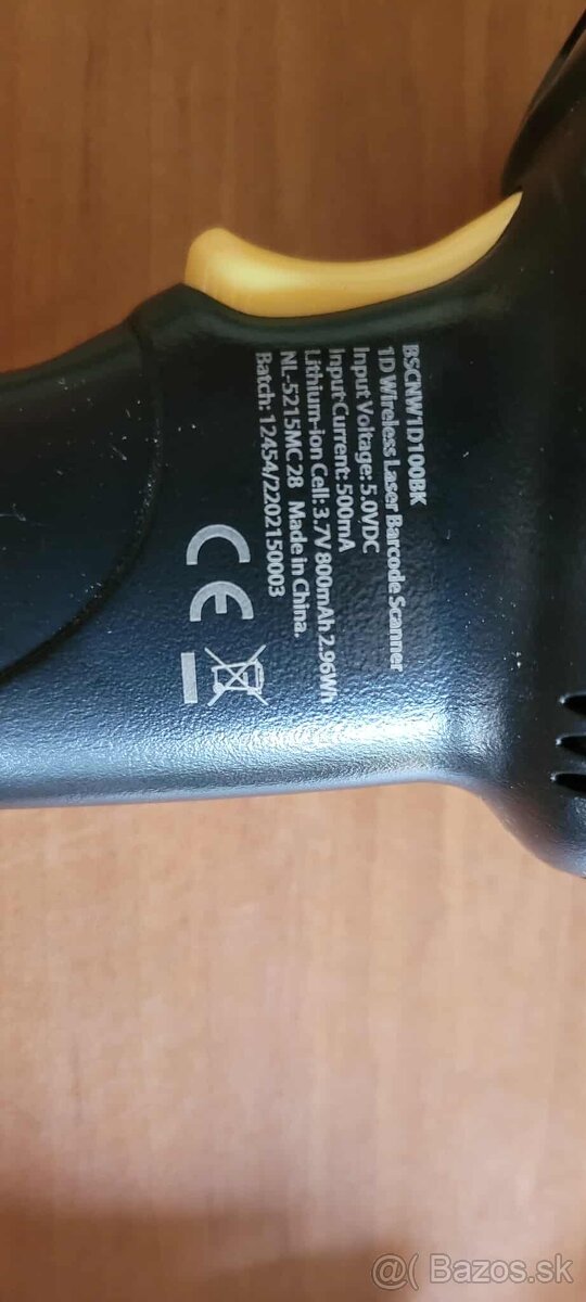 Bezdrôtová laserová čítačka čiarových kódov 5V - 4