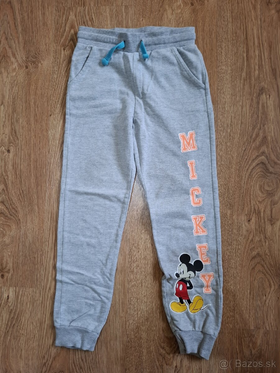 Mickey mousse bunda 128 alebo tepláky 122 - 4