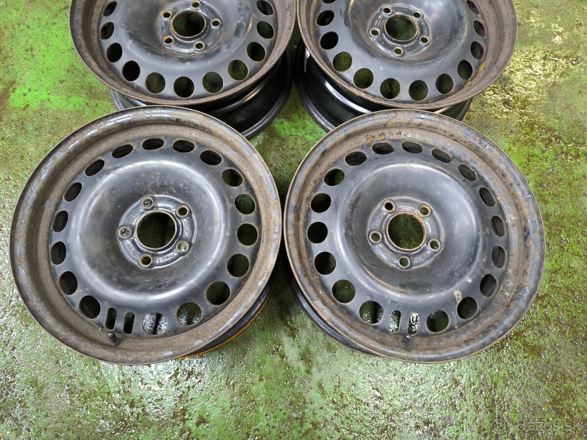 Plechové disky 5x110 r16 opel - 4