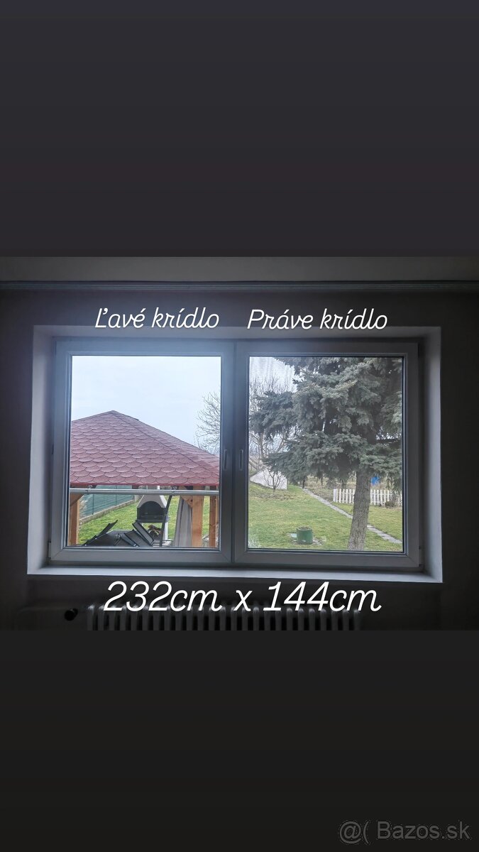 Predám použité okná LEN KRÍDLA - 4