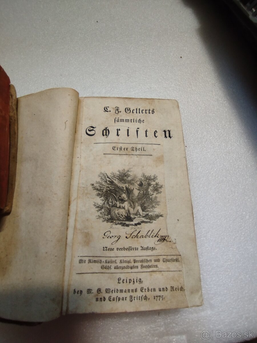 Predám staré knihy 18 - 19.storočia - 4