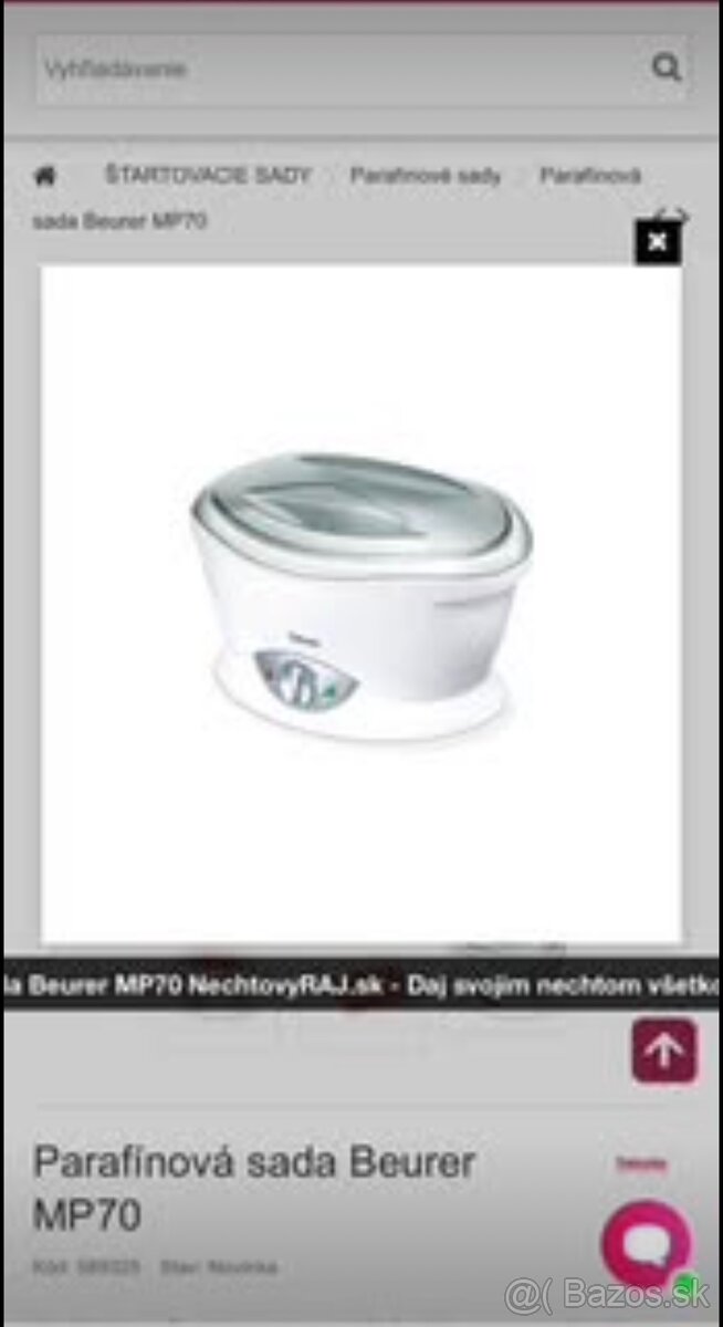 Parafínova vanička - 4