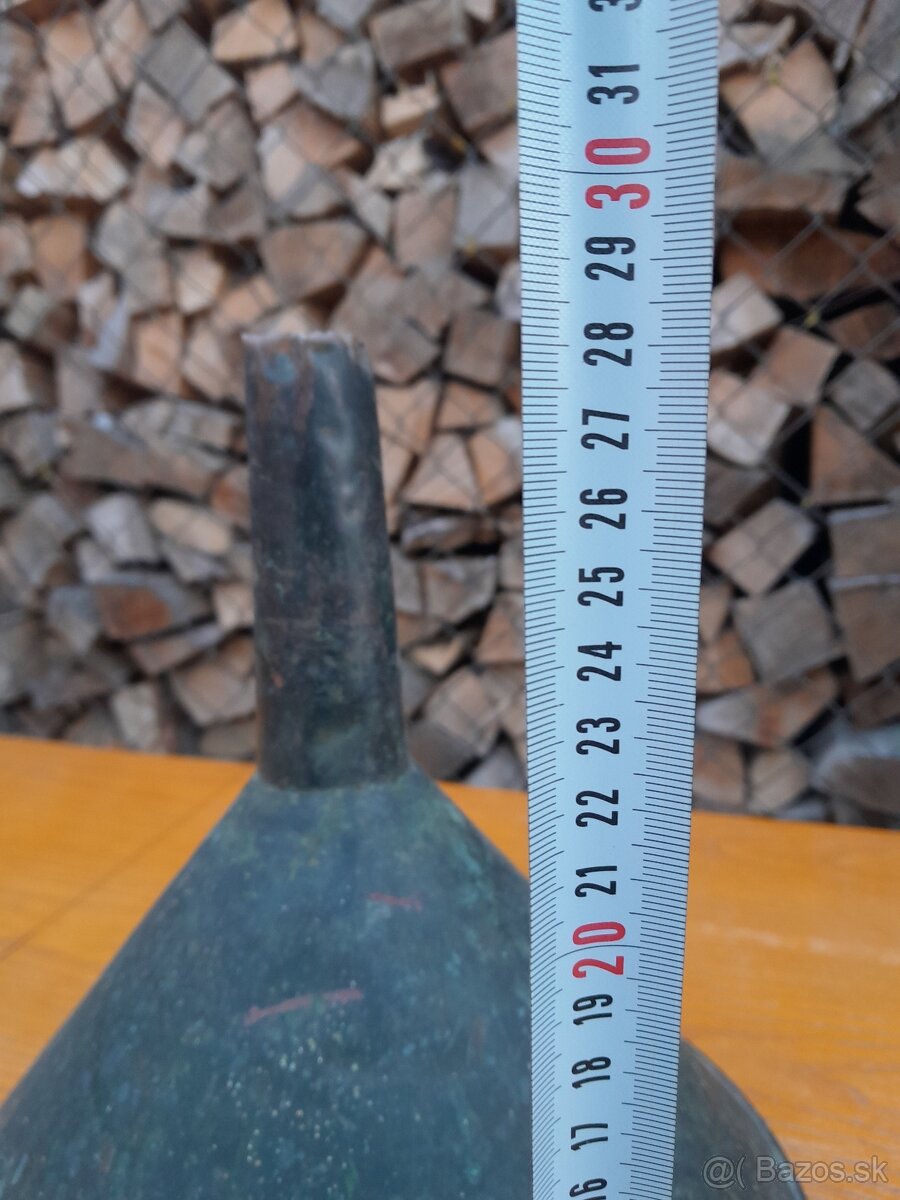 Predám veľký medený lievik - 4