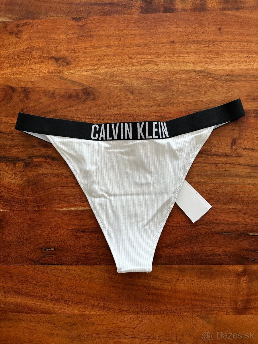 Biele plavky Calvin Klein - 4