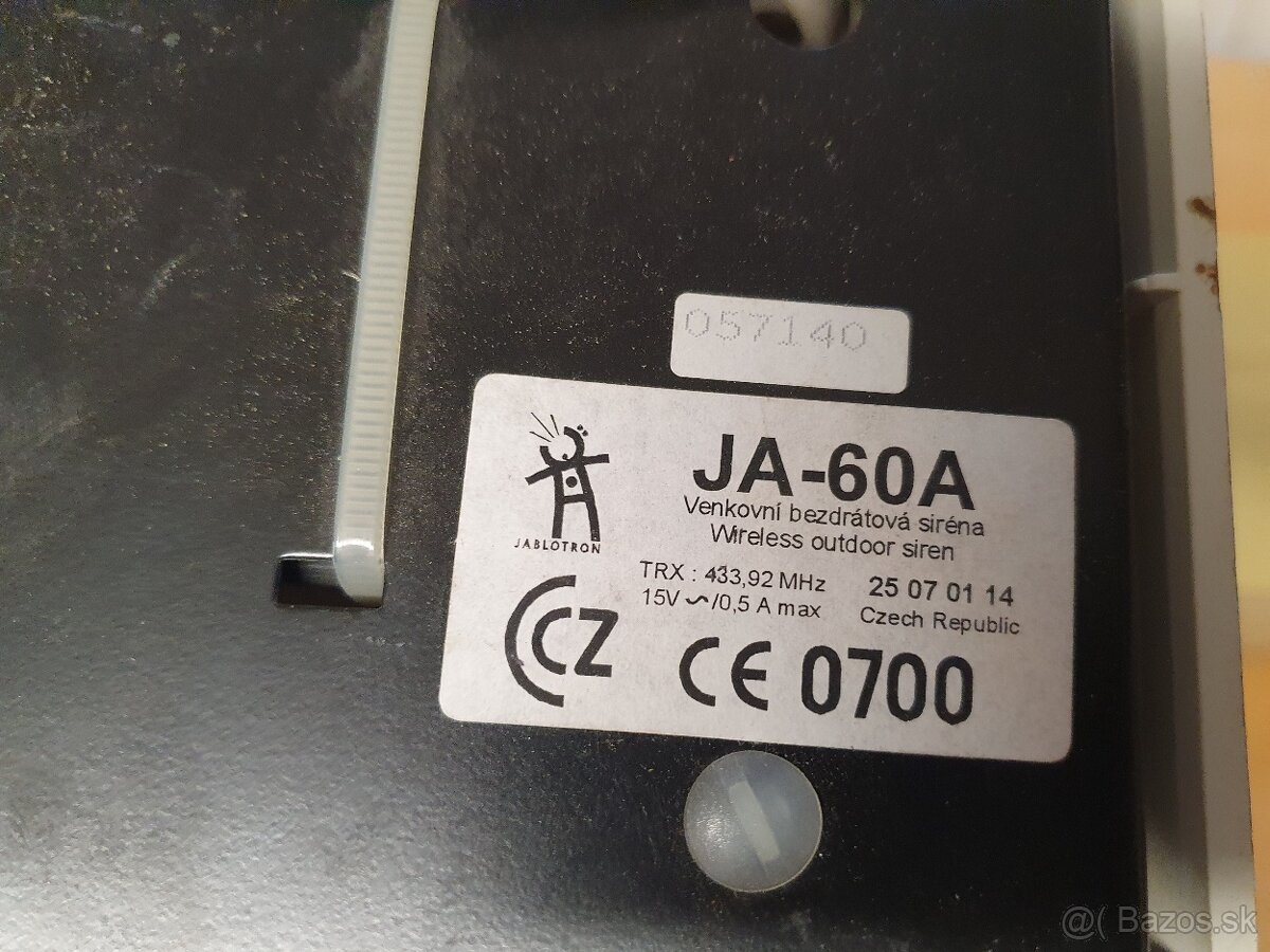 Zabezpečovací systém JA-60K - 4