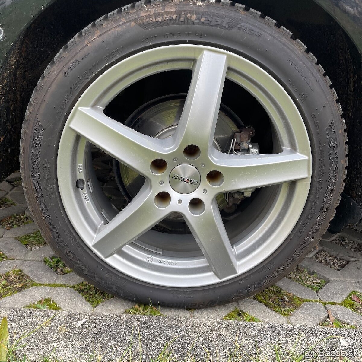 Sada diskov 5x112 R17, pneu Hankook 205/50/17 - 4