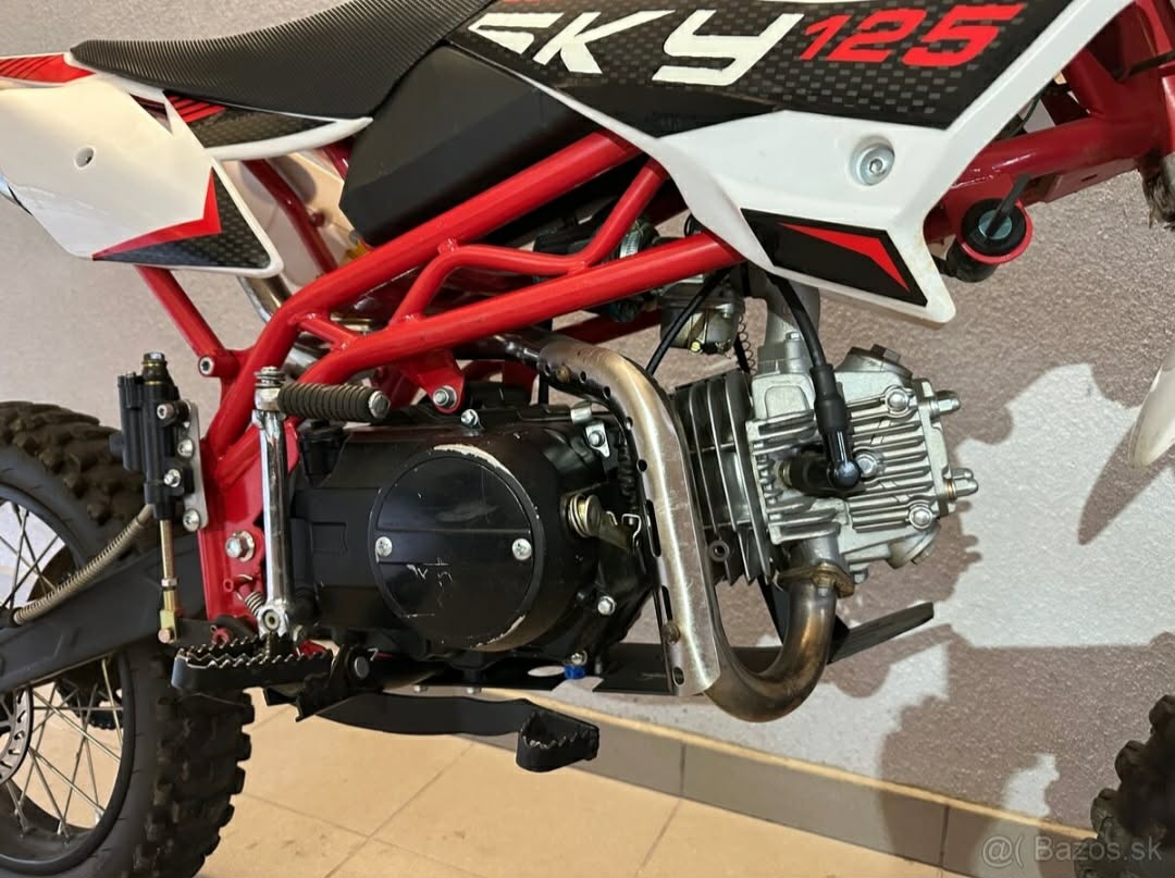 Predám Pitbike SKy 125ccm ako nova - 4