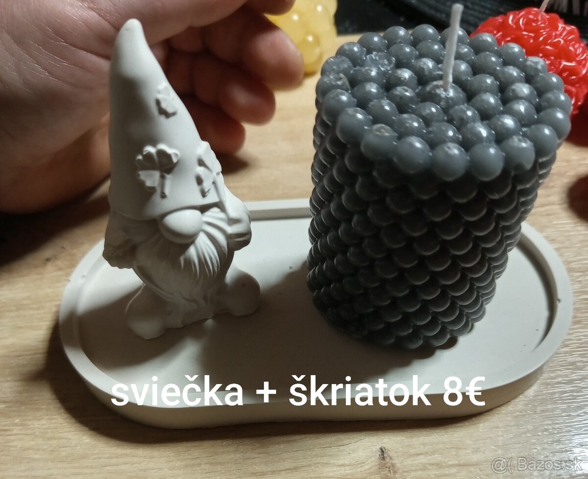 Sviečky dekorácia - 4