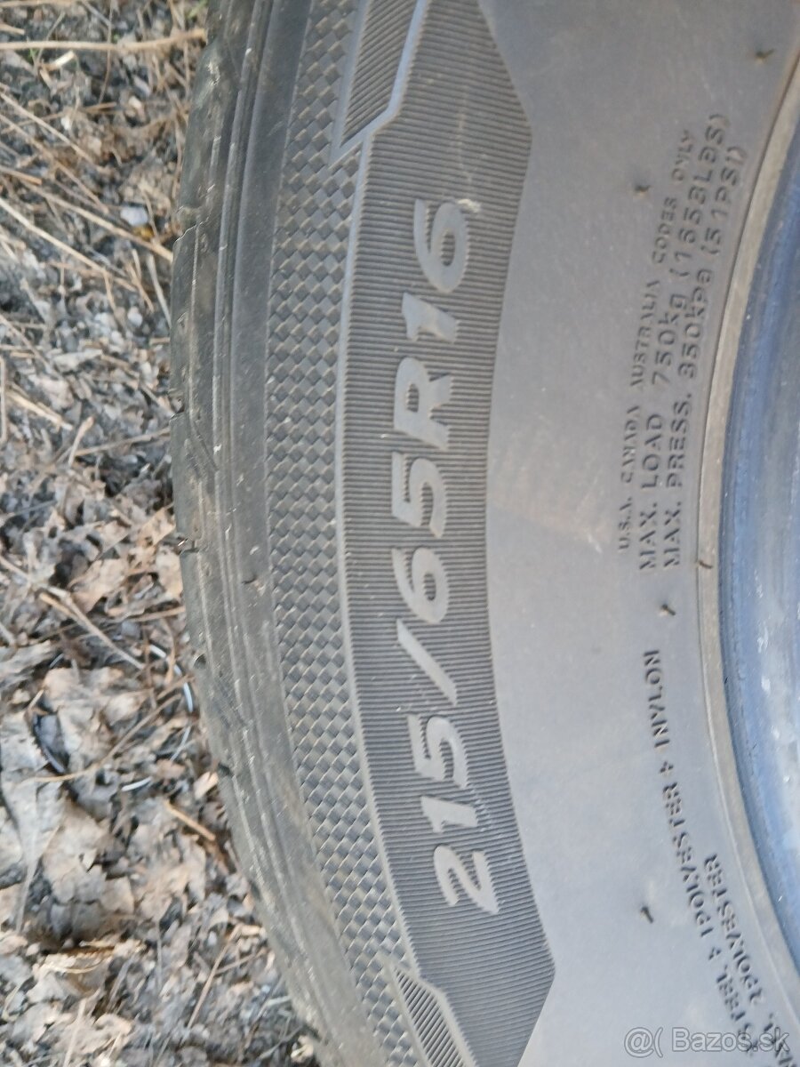 215/65 R16 -letné - 4