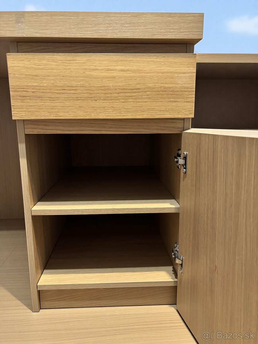 Predám písací stôl 140x65 MALM - 4