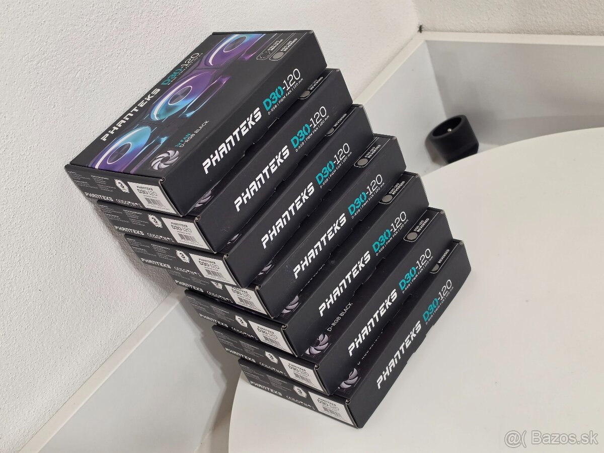 Phanteks D30-120 Black PWM - Regular / Reverse - 4