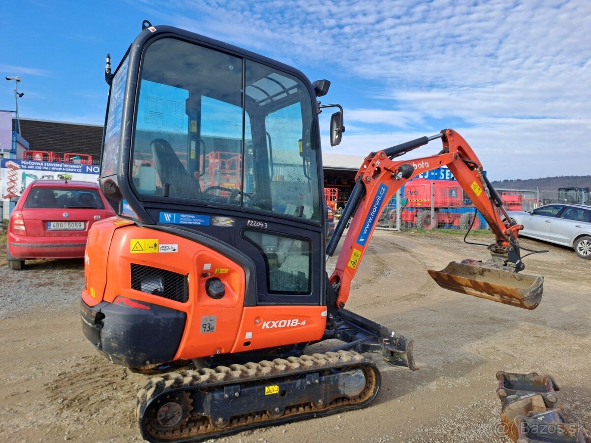 Minirypadlo Kubota KX018-4 - 4