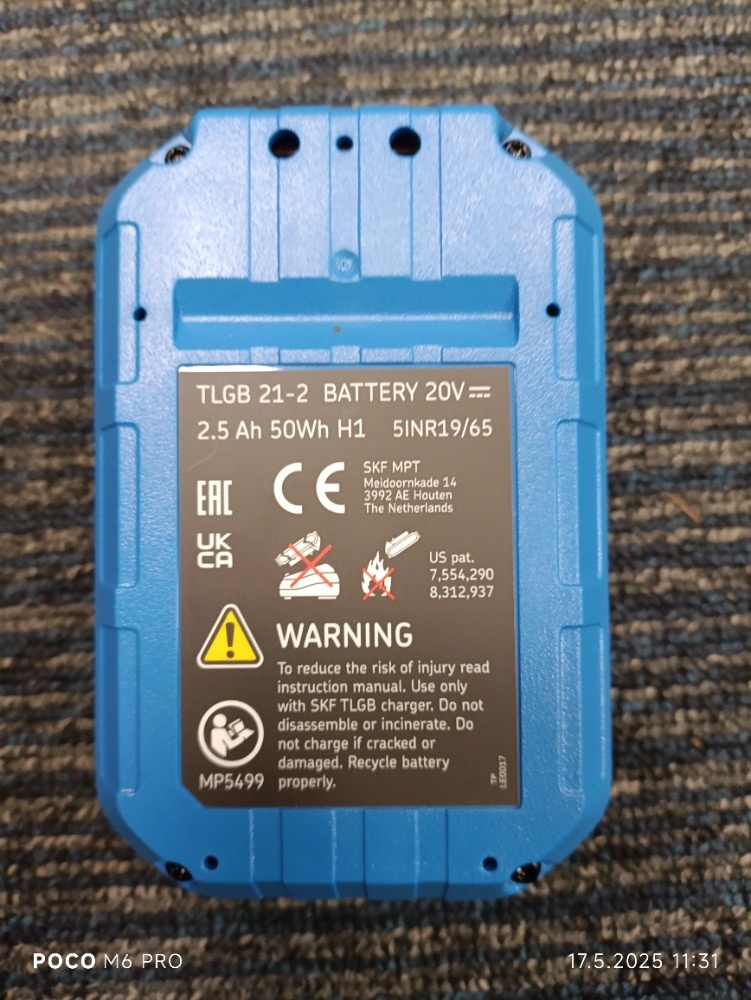 Mazací lis SKF aku - 4