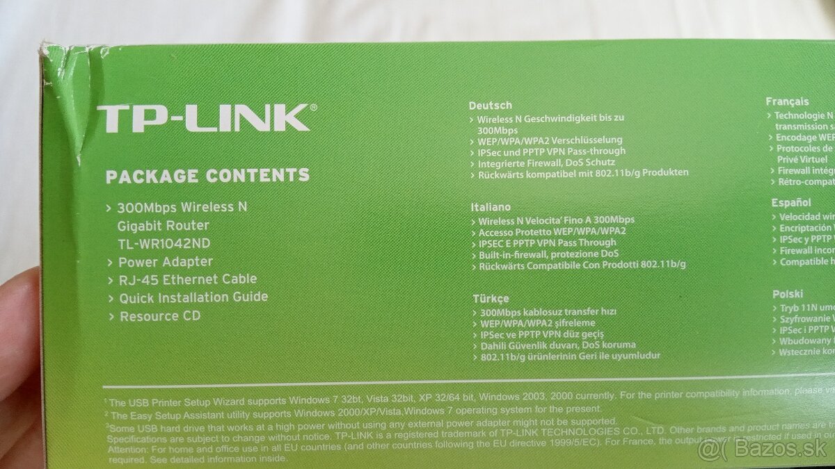 wifi router TP Link model TL-WR1042ND - 4