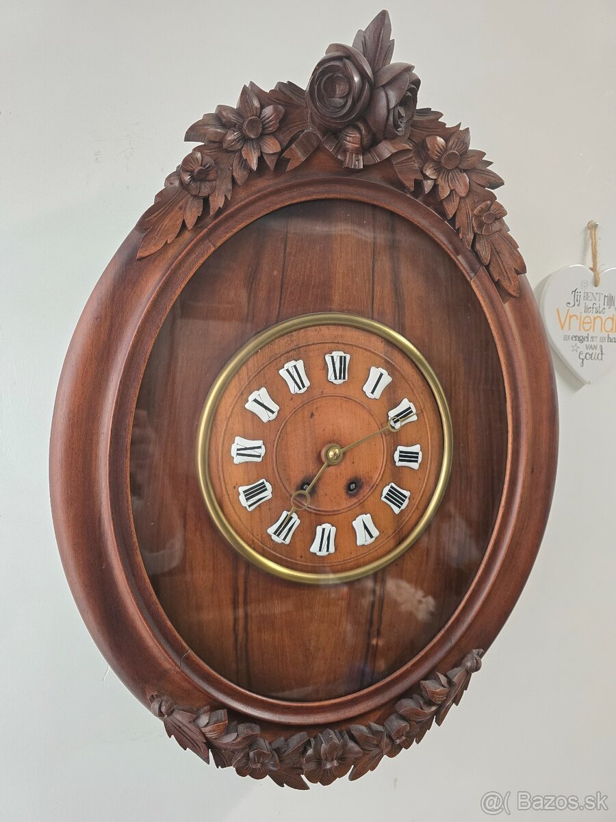Krasne drevene nástenné hodiny.. - 4
