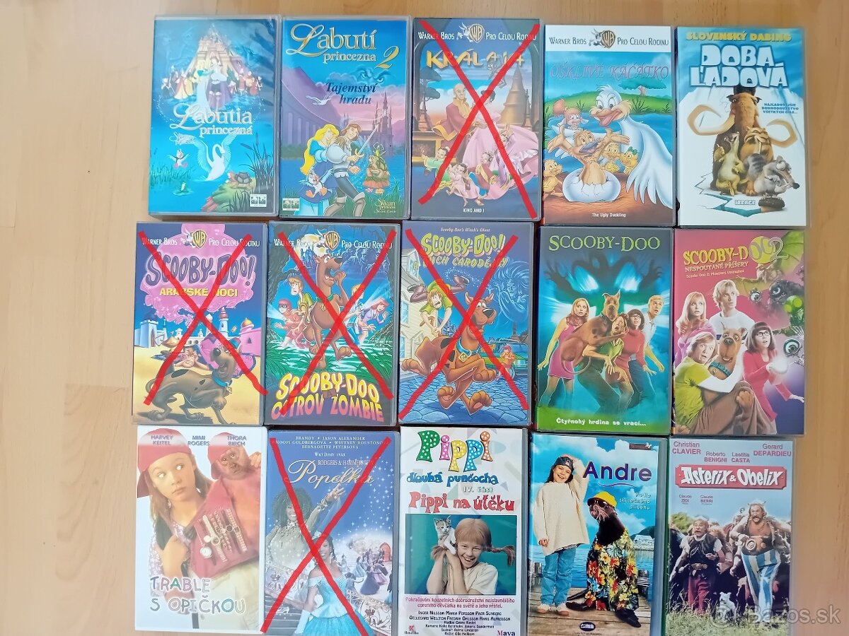 VHS filmy a rozprávky, DVD filmy a CD hudba - 4