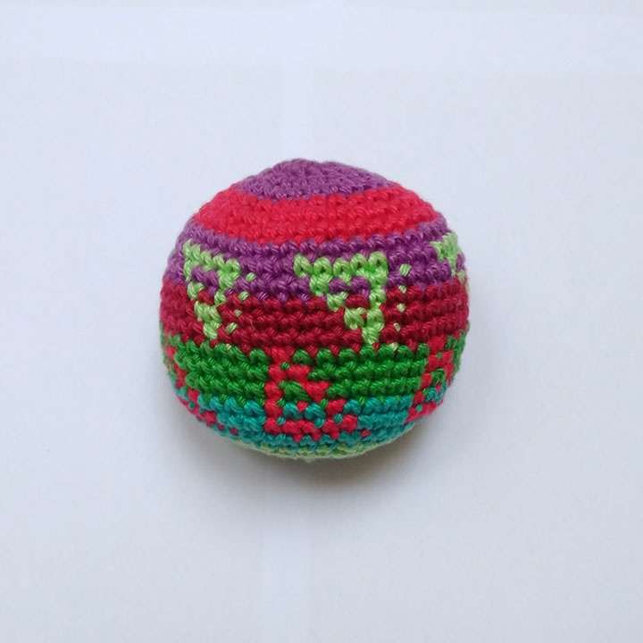 Predám ručne robené loptičky HackSack - 4