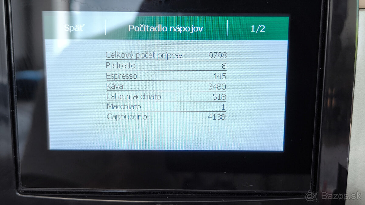 Predám JURA S8 Moonlight Silver – automatický kávovar - 4