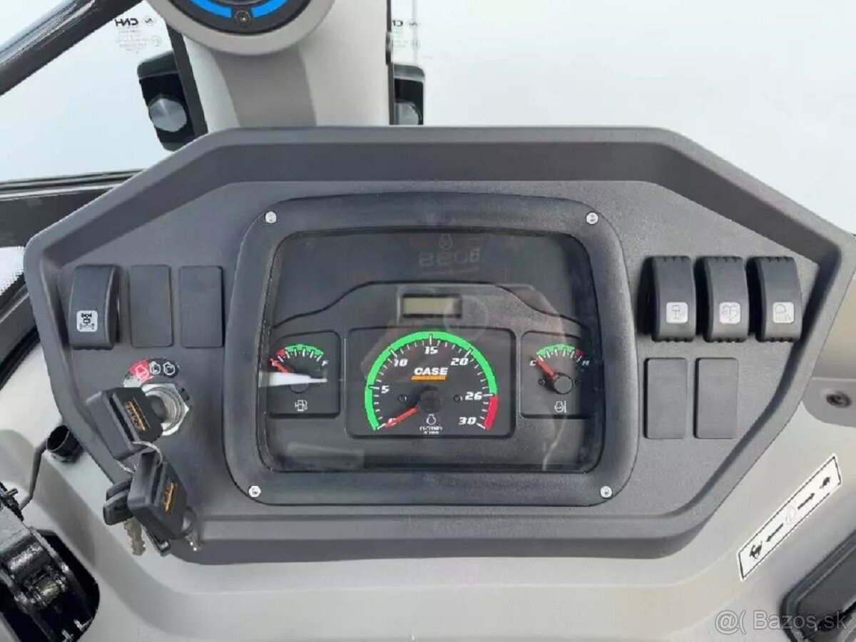 72 kW /silný 4-valcový 4x4•Case570SV•traktorbager - 4