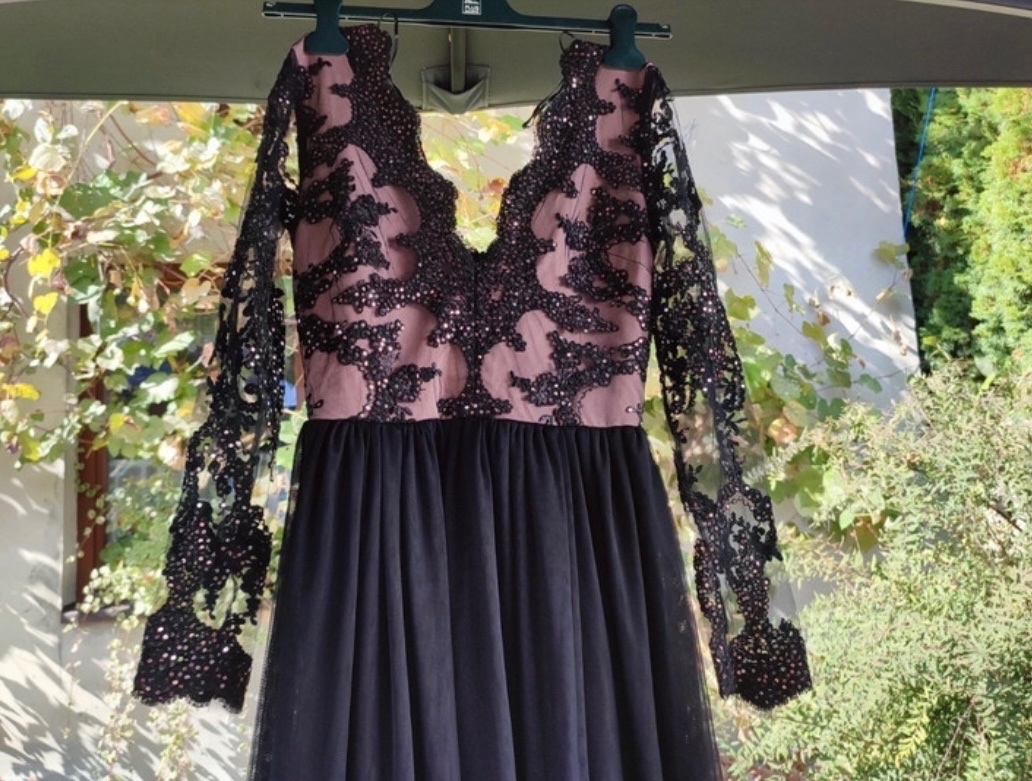 Púdrové šaty 36/S - 4