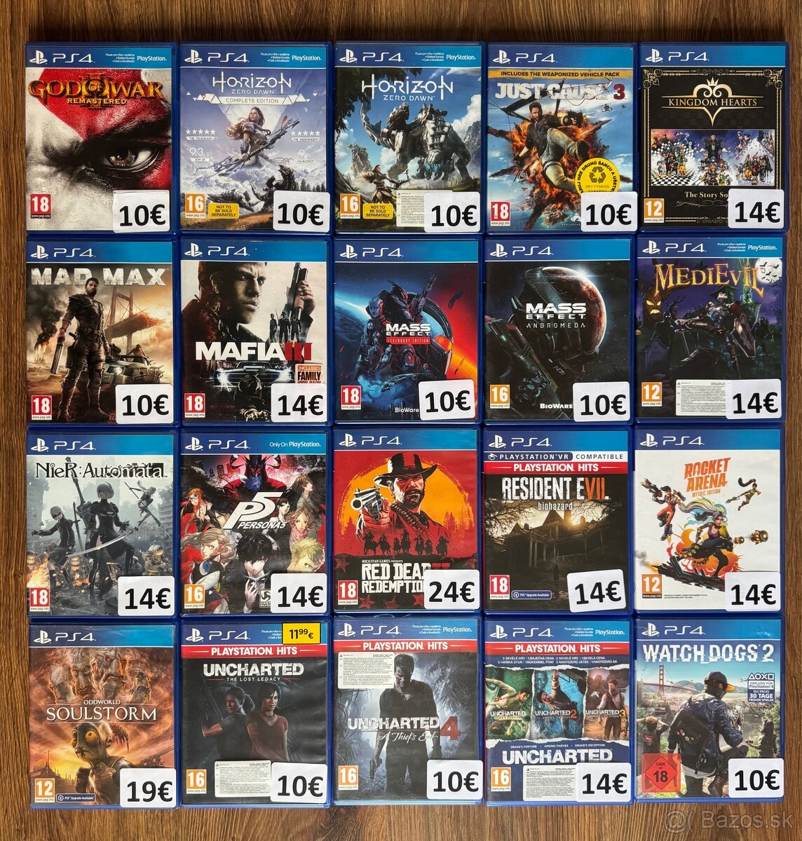 HRY na PS4 a PS5 (4+1 alebo 6+2 zdarma) - 4