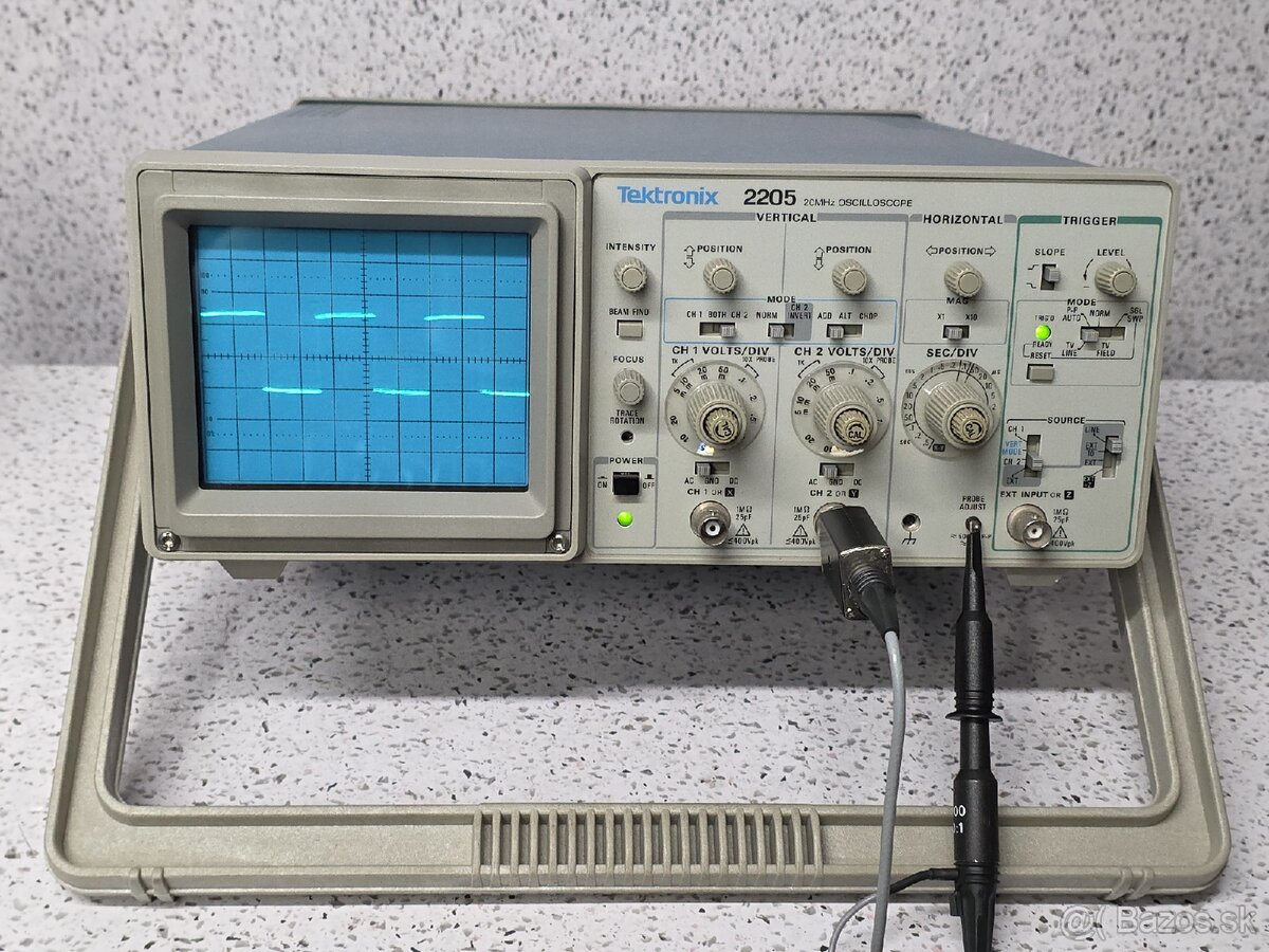 2x20Mhz - osciloskop TEKTRONIX 2205 - 4