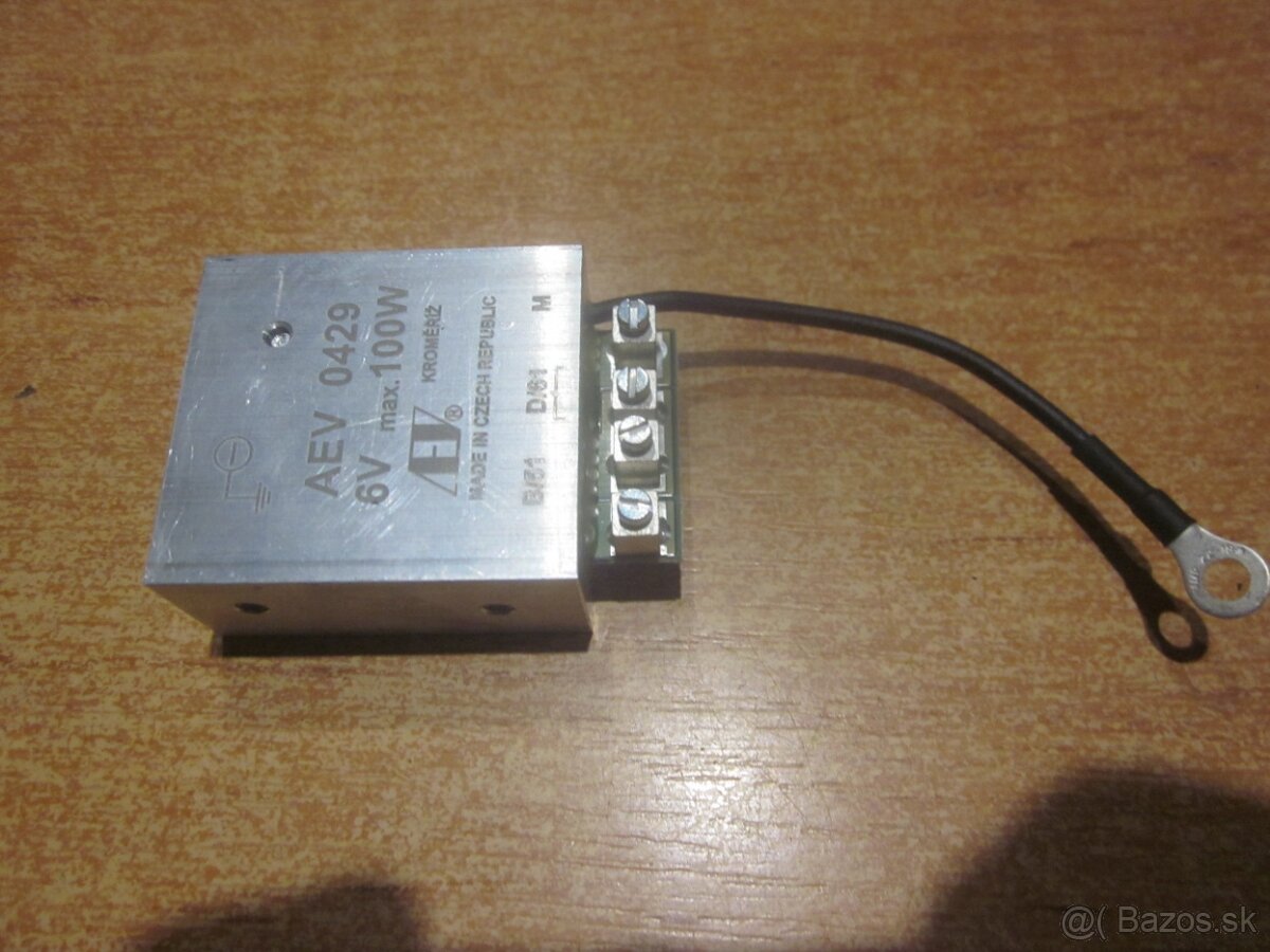 Jawa ČZ Regulátor dynama 6V 100W AEV s ukostrením + aj - - 4