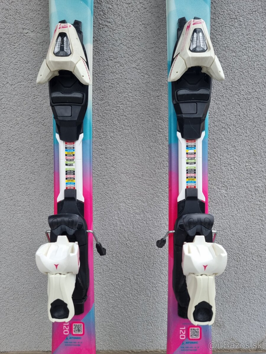 Predám detské lyže 120 cm - 4