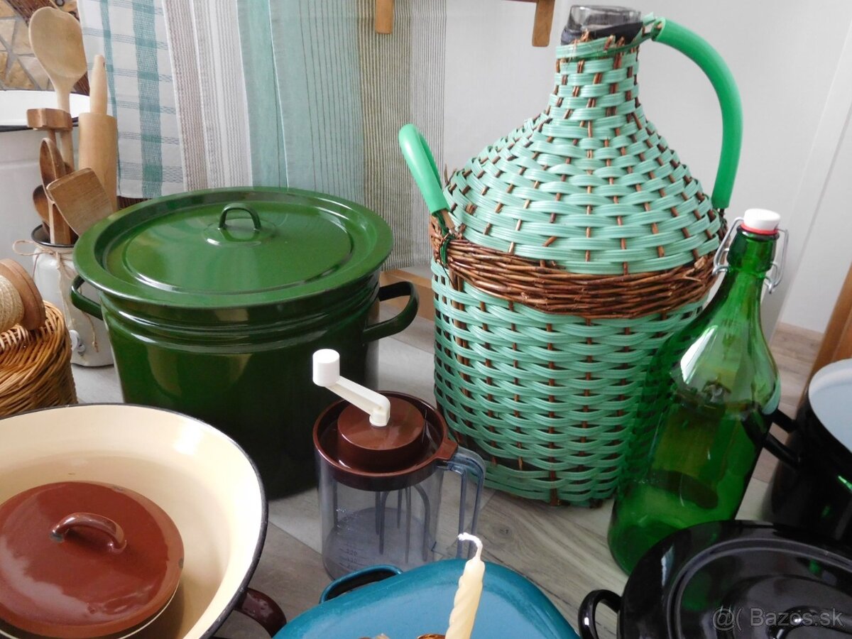 Smaltované na chalupu-do kuchyne - 4